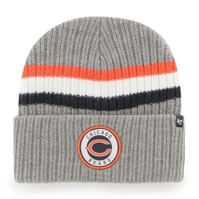 47 '  Gray Chicago Bears Highline Cuffed Knit Hat