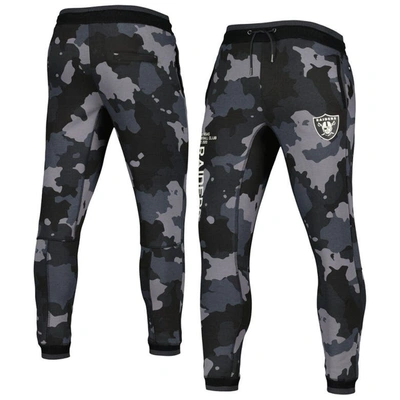 The Wild Collective Unisex  Black Las Vegas Raiders Camo Jogger Pants