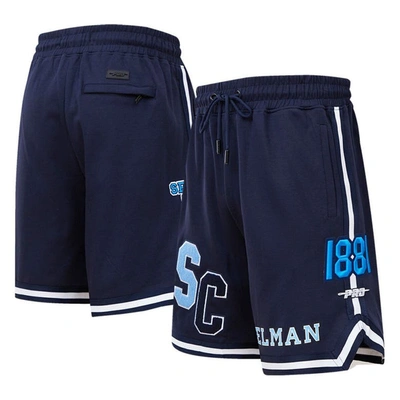Pro Standard Navy Spelman College Jaguars University Classic Shorts