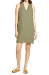 Tommy Bahama Two Palms Ruffled Shift Dress In Tea Leaf