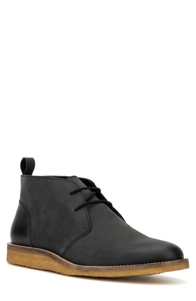 Reserve Footwear Deegan Leather Chukka Boot In Black