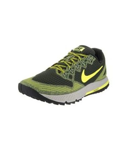 Nike Men's Air Zoom Wildhorse 3 Running Shoe In Sequoia/volt/bright Cactus  | ModeSens