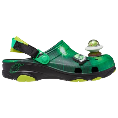 Crocs Mens  Ron English Whin All-terrain Clog In Black/green