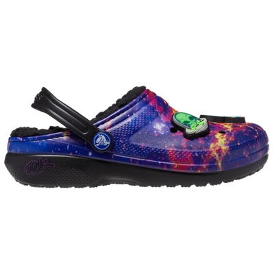 Crocs Kids' Boys  X Ron English Whin Lined Clogs In Purple/black