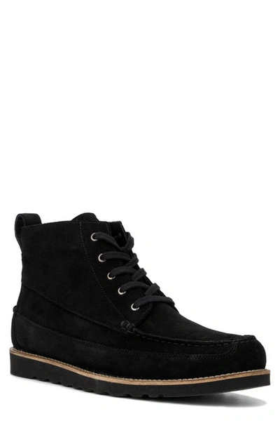 Reserve Footwear Fritz Suede Chukka Boot In Black