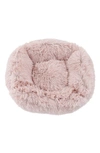 Precious Tails Super Lux Shag Faux Fur Pet Bed In Pink