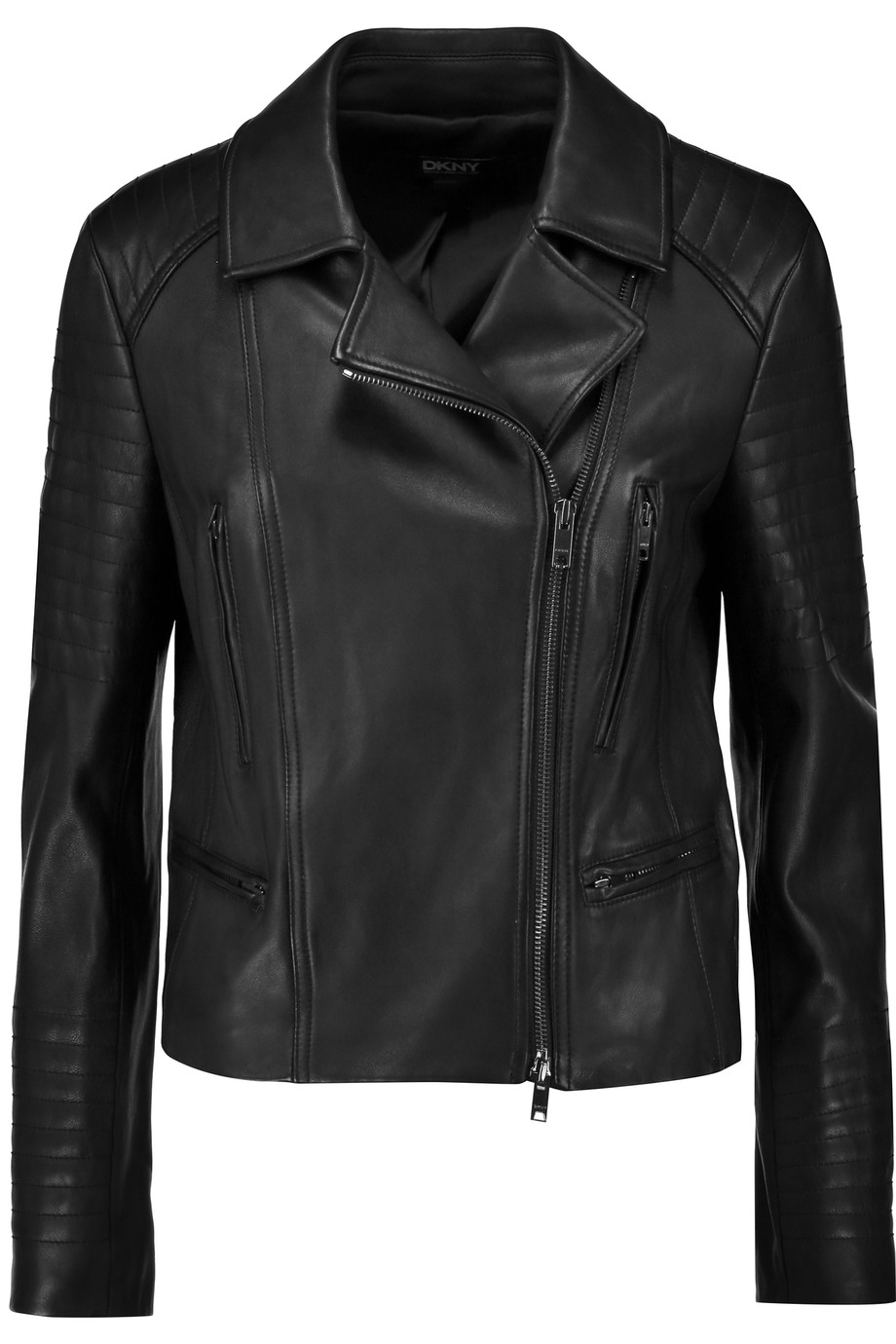 Dkny Leather Biker Jacket | ModeSens