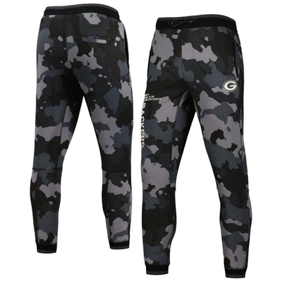 The Wild Collective Unisex  Black Green Bay Packers Camo Jogger Pants