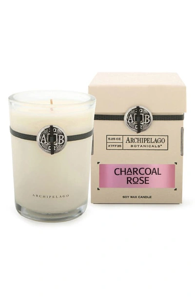 Archipelago Botanicals Charcoal Rose Soy Wax Candle