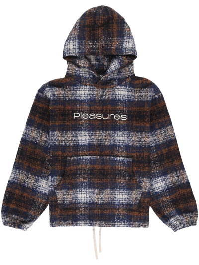Pleasures Machinist Hoodie In Brown Blue ModeSens