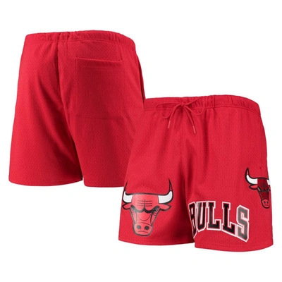 Pro Standard Red Chicago Bulls Mesh Capsule Shorts