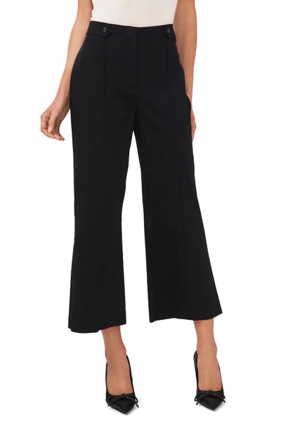 Cece Crop Trousers In Rich Black