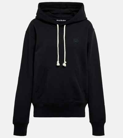 Acne Studios Cotton Hoodie In Black