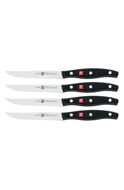 Zwilling Twin 4-piece Signature Steak Knife Set In Stainless Steel