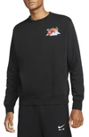 Nike Have A  Day Crewneck Sweatshirt In Black