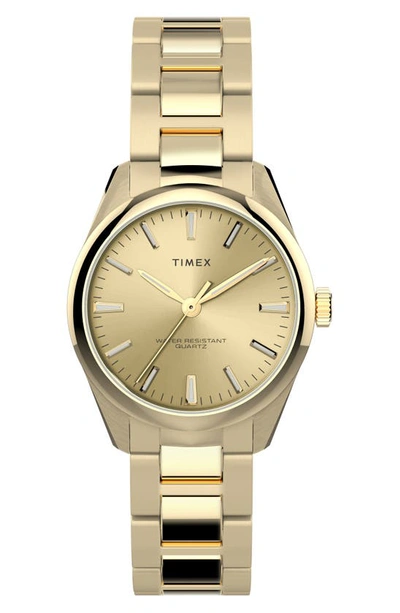 Timex Highview Bracelet Watch, 32mm In Gold/ Gold/ Gold