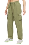 Nike Women's  Sportswear Essential High-rise Woven Cargo Pants In Green