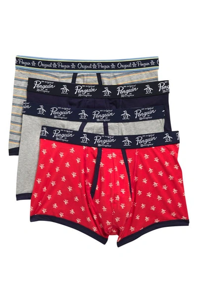 Original Penguin Boxer Brief Trunks In Peac/ Ghss/ Gh/ Hi