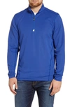 Cutter & Buck Traverse Regular Fit Quarter Zip Pullover In Tour Blue