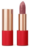 La Perla Refillable Matte Silk Lipstick In Rosewood Red