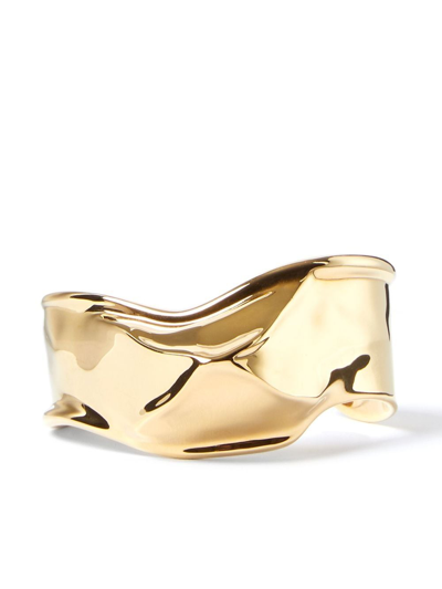 Valentino Garavani Liquid Stud Metal Bracelet Woman Gold S