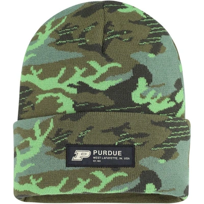 Nike Camo Purdue Boilermakers Veterans Day Cuffed Knit Hat