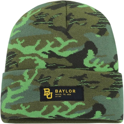 Nike Camo Baylor Bears Veterans Day Cuffed Knit Hat