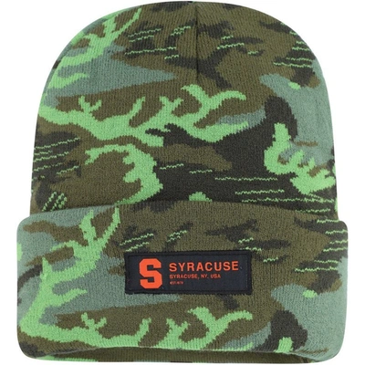Nike Camo Syracuse Orange Veterans Day Cuffed Knit Hat