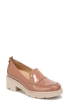 Naturalizer Darry Loafer Pump In Hazelnut Brown Patent Leather