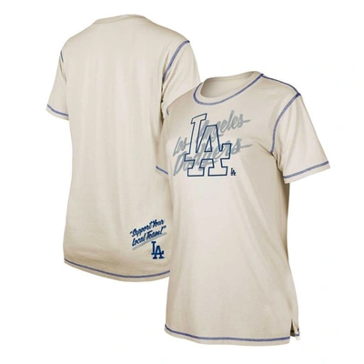New Era White Los Angeles Dodgers Team Split T-shirt
