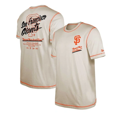 New Era White San Francisco Giants Team Split T-shirt