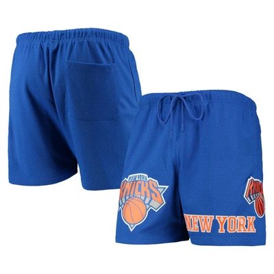 Pro Standard Royal New York Knicks Mesh Capsule Shorts