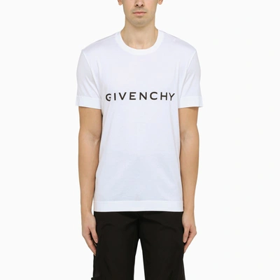 Givenchy Classic White T-shirt With Logo