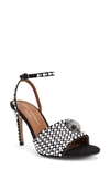 Kurt Geiger Kensington Sandal In Charcoal