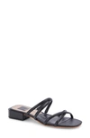 Dolce Vita Women's Hapi Strappy Block-heel Slide Sandals Women's Shoes In Black