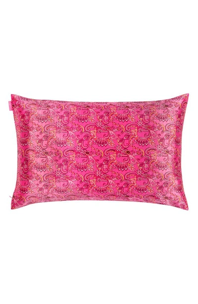 Slip Pure Silk Pillowcase In Spring Paisley