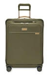 Briggs & Riley Baseline 26-inch Medium Expandable Spinner Suitcase In Olive