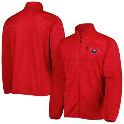 G-iii Sports By Carl Banks Red Washington Capitals Closer Transitional Full-zip Jacket