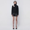 Jonathan Simkhai Dustin Recycled Cashmere Turtleneck Pullover In Black