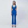 Jonathan Simkhai Carmine Slim Bootcut Pant In Cobalt