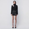 Jonathan Simkhai Perri Eco-stretch Vegan Leather Short In Black