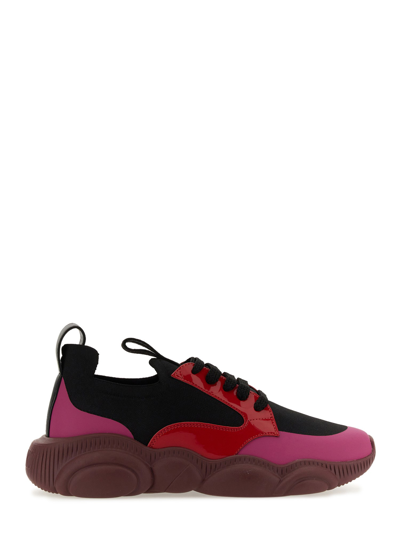 Moschino Sneaker Teddy In Multicolour