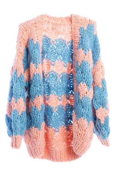 Saachi Foggy Cardigan In Pink