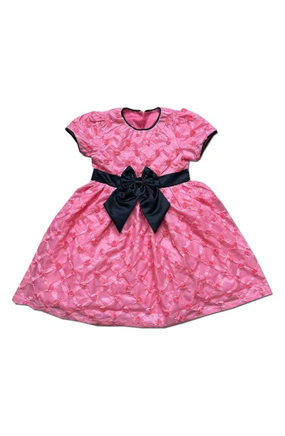 Joe-ella Kids' Pink Soutache Dress