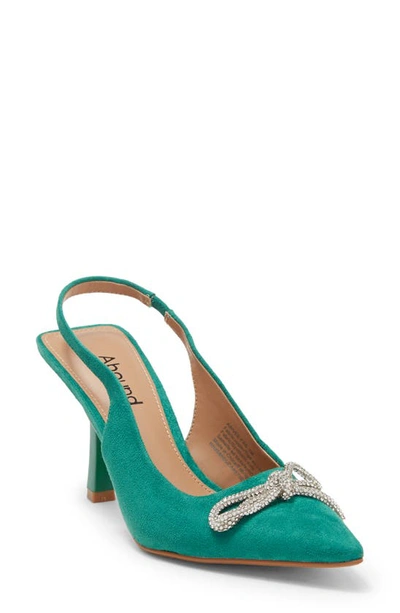 Abound Ivee Bow Slingback Pump In Green