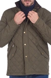 Barbour Quilted Jacket In Army Green