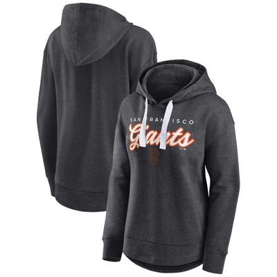 Fanatics Branded Heathered Charcoal San Francisco Giants Set To Fly Pullover Hoodie