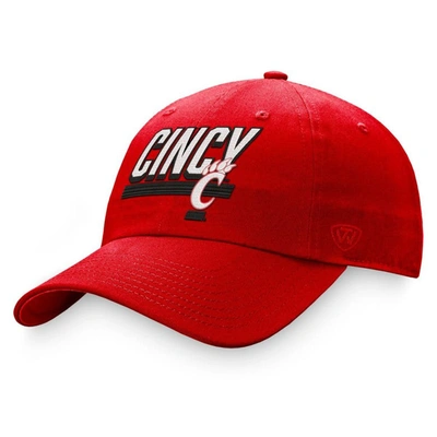 Top Of The World Red Cincinnati Bearcats Slice Adjustable Hat