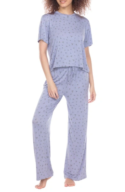 Honeydew Intimates All American Pajamas In Winter Sky Holly