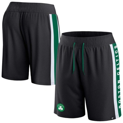 Fanatics Branded Black Boston Celtics Referee Iconic Mesh Shorts